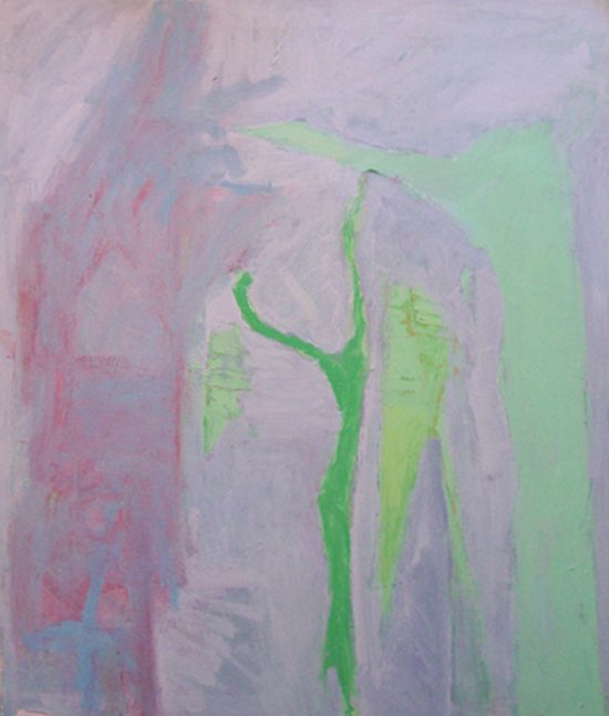 8.	Green Tree Gymnast In-between  "33 x 26”  1995